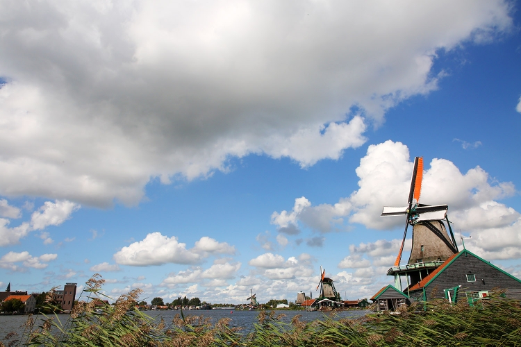 オランダ　ザーンセスカンス　風車