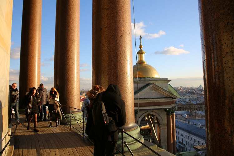 サンクトペテルブルク　イサク聖堂　展望台