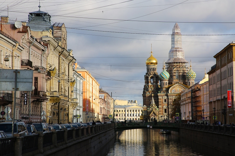 血の上の救世主教会　サンクトペテルブルク