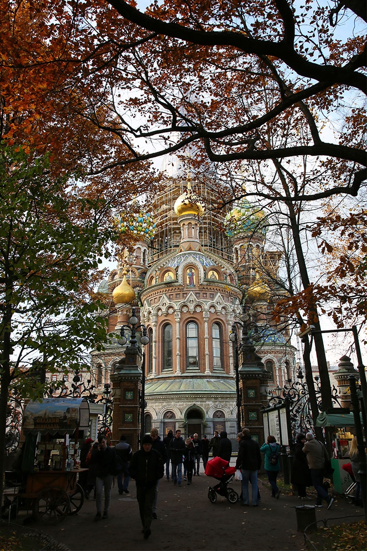 血の上の救世主教会　サンクトペテルブルク