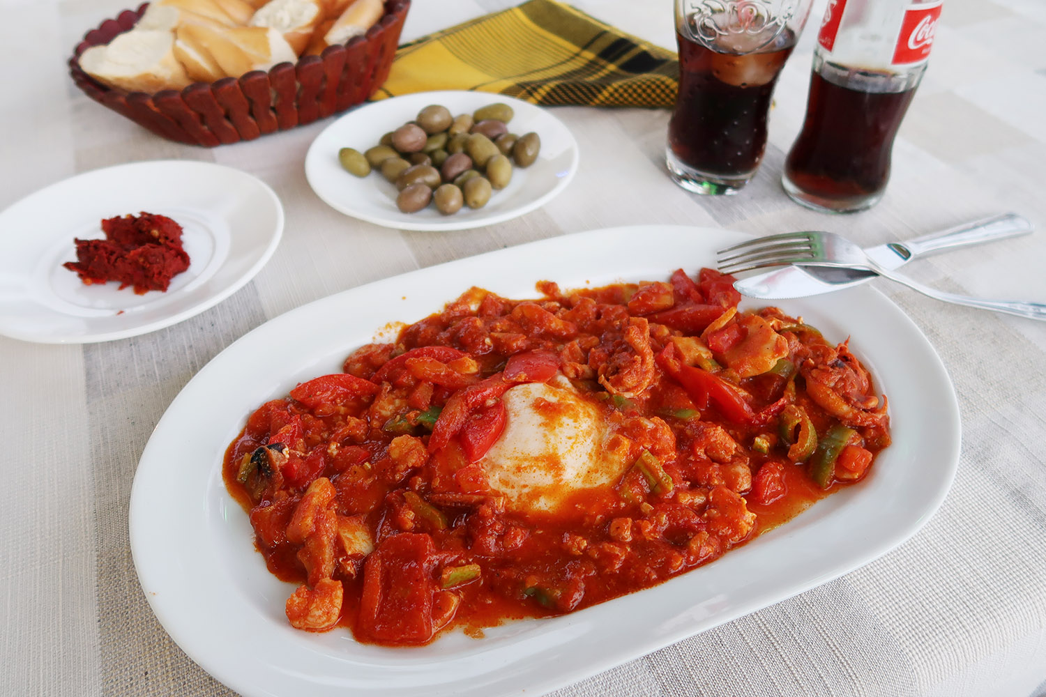 チュニジア風オリーブサラダのレシピ